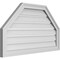 Ekena Millwork Octagonal Top Surface Mount PVC Gable Vent w/ 2"W x 1-1/2"P Brickmould Frame, 34"W x 20"H GVPOT34X2002SF - alternate 5
